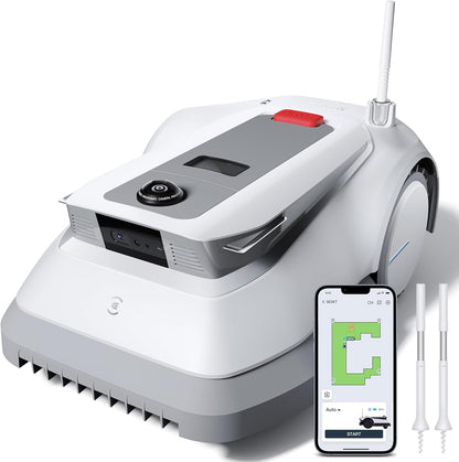 ECOVACS GOAT G1-800 Mhroboter ohne Begrenzungskabel 8003¡, Rasenmher Roboter mit TrueMapping-Multifusionslokalisierung, Hindernisvermeidung, 16-Zonen-Management, 45% Steigung, Videomanager