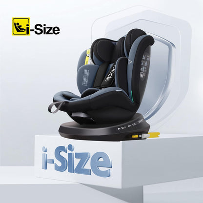 Reecle 360 Drehbar i-Size Kindersitz mit ISOFIX 40-150 cm (0-36 kg) Reboarder, ab Geburt -12 Jahre, ECE R129